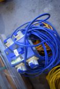 *Two 240v 16a Extension Cables and a Splitter