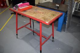 *Tubular Framed Portable Workbench