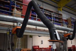 *Welders Extraction System with Four Kemper Multipositional Fume Extraction Pipes, Galvanised