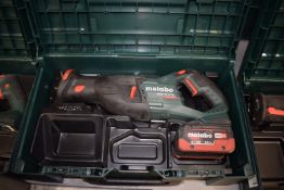 *Metabo SSEP18LTBL Reciprocating Saw with Carry Case and Battery