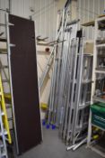 *Aluminium Tower Scaffold (as new) 900mm deep x 2600mm wide