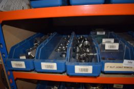 *Eight Trays of 1” - 1.5” RJT Stainless Steel Pipe Fittings