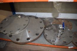 *Contents of Shelf to Include Various Stainless Steel End Caps