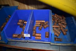 *22mm Water Pipe Elbows, Ts, and Inline Couplers