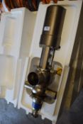*Five Alfa Laval Stainless Steel Valves with Actuators