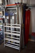 *Trade Master Pro Lightweight Aluminium Tower Scaffold with Riser Platforms, Kickboards, and Out
