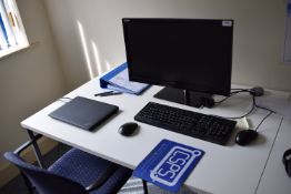 *Office Table, and an Edge 10 Monitor, Keyboard, Mouse, and Computer Tower