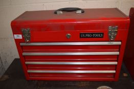 *US Pro Tools Four Drawer Tool Chest ~52cm wide x 36cm high
