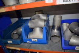 *Contents of Shelf to Include 3” and 2.5” T Welds 90° Welds etc.