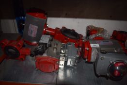 *Three Bray Automatic Valve Actuators, and Two Bray Manual Valves
