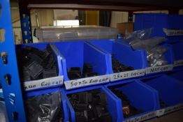 *Thirteen Assorted Black Plastic End Caps