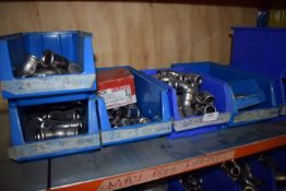 *Assorted Stainless Steel Push-In Elbows and Other Fittings