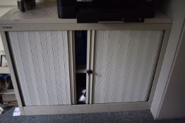 *Bisley Stationery Cabinet Enclosed by Tambour Door (contents not included)
