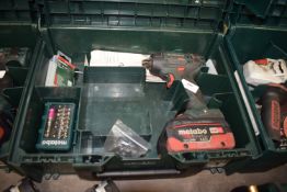 *Metabo SSW18LTX ½” Drive Impact Gun with Battery and Carry Case