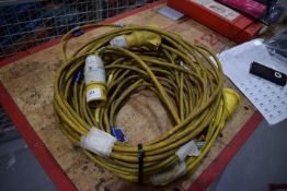 *Three 16a 110v Extension Leads