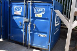 *Steel Storage/Welfare Unit Enclosed by Double Doors ~190x200cm x 190cm high, to Include Two CO2