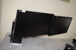 *Pair of Edge 10 Monitors with Bracket, and a HP Pavilion Computer Tower