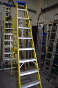 *Deligo FLS10 9 Tread Fibreglass Step Ladder
