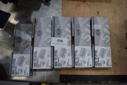 *Five Packs of Two Smith & Locke Stainless Steel Hinges