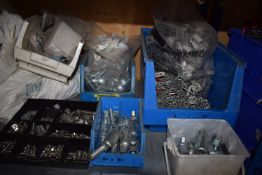 *Assorted Stainless Steel Socket Caps, Bolts, Pneumatic Manifolds, Cable Tray Brackets, etc.