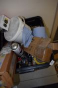 *Box of Assorted Blue Roll, Stainless Steel Cleaner, Gas Regulators, etc.