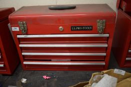 *US Pro Tools Four Drawer Tool Chest ~52cm wide x 36cm high