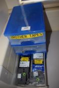 *Plastic Three Drawer Storage Containing Brother Heat Shrink Tubes