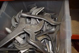 *Box of Large Aluminium Open Ended Spanners