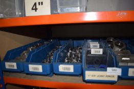 *Eight Trays of 1” - 1.5” IDF Stainless Steel Pipe Fittings