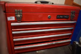 *US Pro Tools Four Drawer Tool Chest ~52cm wide x 36cm high