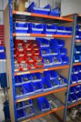 *Forty-Six Components Trays Containing Stainless Steel Nuts, Bolts, Anchor Bolts, Locking Nuts, etc.