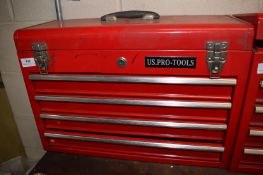 *US Pro Tools Four Drawer Tool Chest ~52cm wide x 36cm high