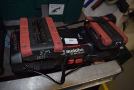 *Metabo 12v - 36v ASC145 Duo Charger with Two Batteries