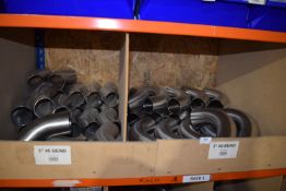*Contents of Three Pigeonholes to Include 3” 45° and 90° Stainless Steel Pipe Bends