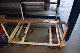 *Four Wheel Tubular Barrow
