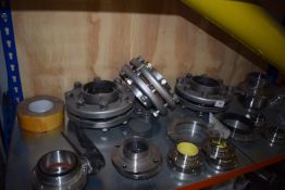 *Sixteen Assorted Flanges and Couplers