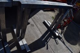 *Pair of Steel Trestles 150cm wide x 100cm high