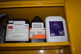 *Assorted Specialist Oils and Lubricants