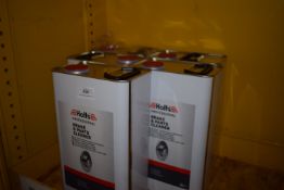*5x 5L of Holts Brake & Parts Cleaner