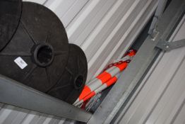 *Three Posts and Chain Safety Barrier