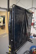 *Four Portable Workshop Welding Screens