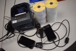*Zebra Barcode System Including Two TC21 Barcode Reader and a GK420T Label Printer