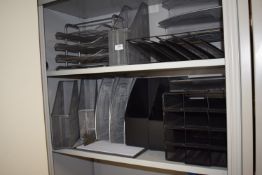 *Contents of Cabinet to Include Assorted Desk Tidies