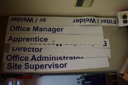 *Magnetic Vacancy Signs