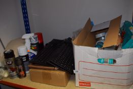 *Assorted Stationery Items, Computer Keyboard, Cleaning Products, etc.