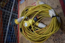 *Three 16a 110v Extension Leads