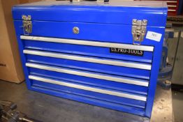 *US Pro Tools Four Drawer Tool Chest ~52x36cm (unused)