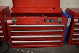 *US Pro Tools Four Drawer Tool Chest ~52cm wide x 36cm high