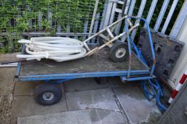*Adjustable Four Wheel Barrow and a Pipe Trolley