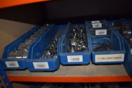 *Eight Trays of 1” - 1.5” DIN Stainless Steel Pipe Fittings